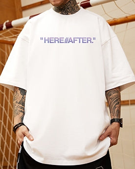 ストリートテイストグラフィック半袖Tシャツ U2297