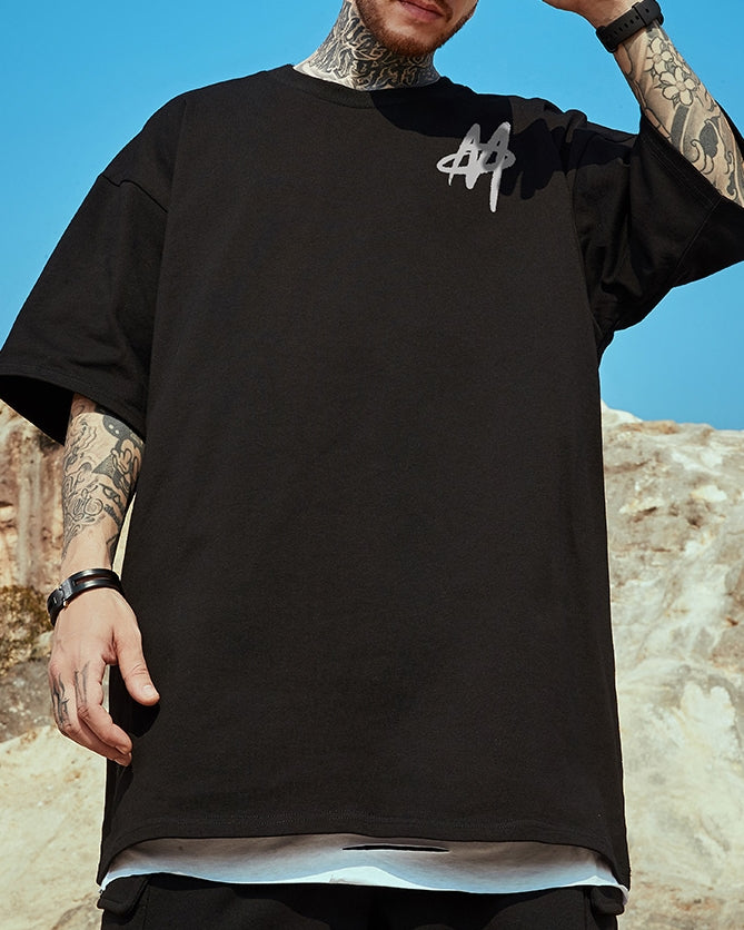ワンポイントグラフィック半袖Tシャツ U2122