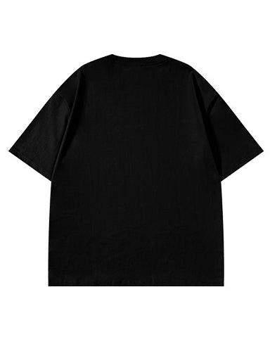 リストデザインステートメント半袖Tシャツ U2131