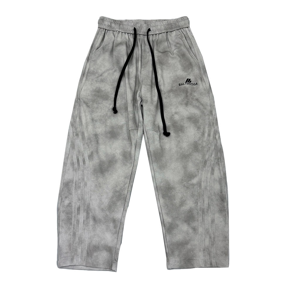 カジュアルドローストリングストレートスウェットパンツ U2014