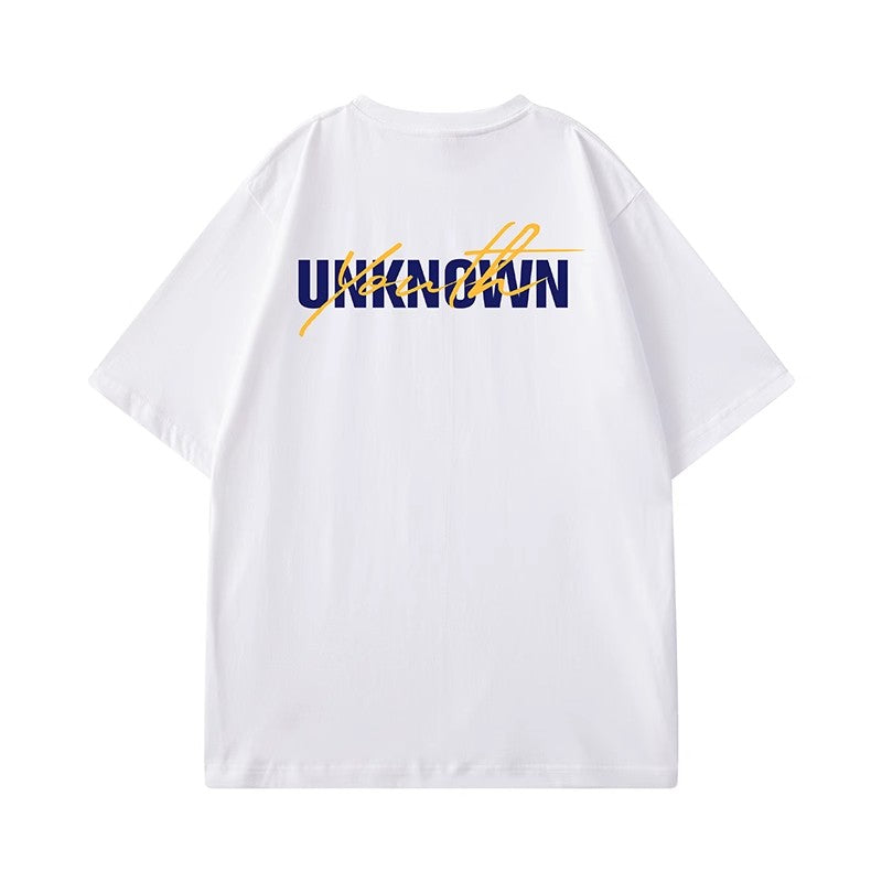 レタープリントストリート半袖Tシャツ U1660