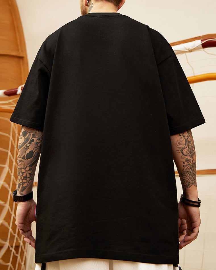 リストデザインステートメント半袖Tシャツ U2131