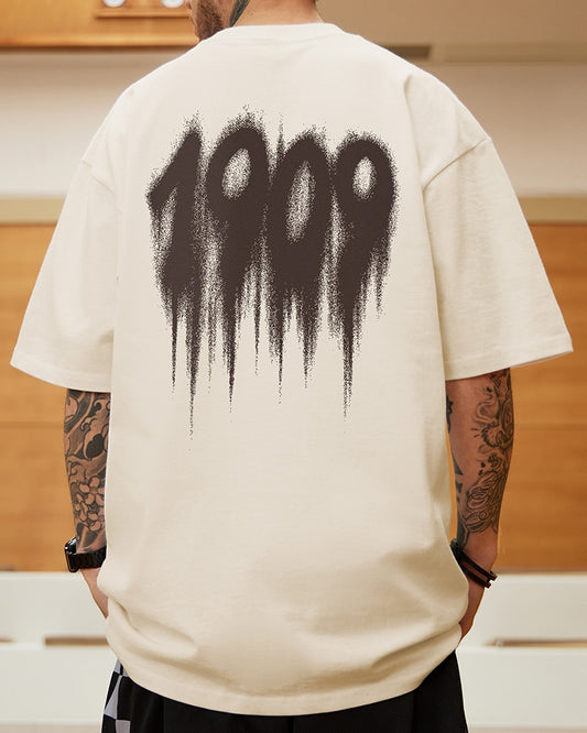 ドリッピングナンバーグラフィック半袖Tシャツ U2304