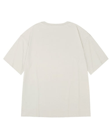 ナチュラルロゴアクセント半袖Tシャツ U2144