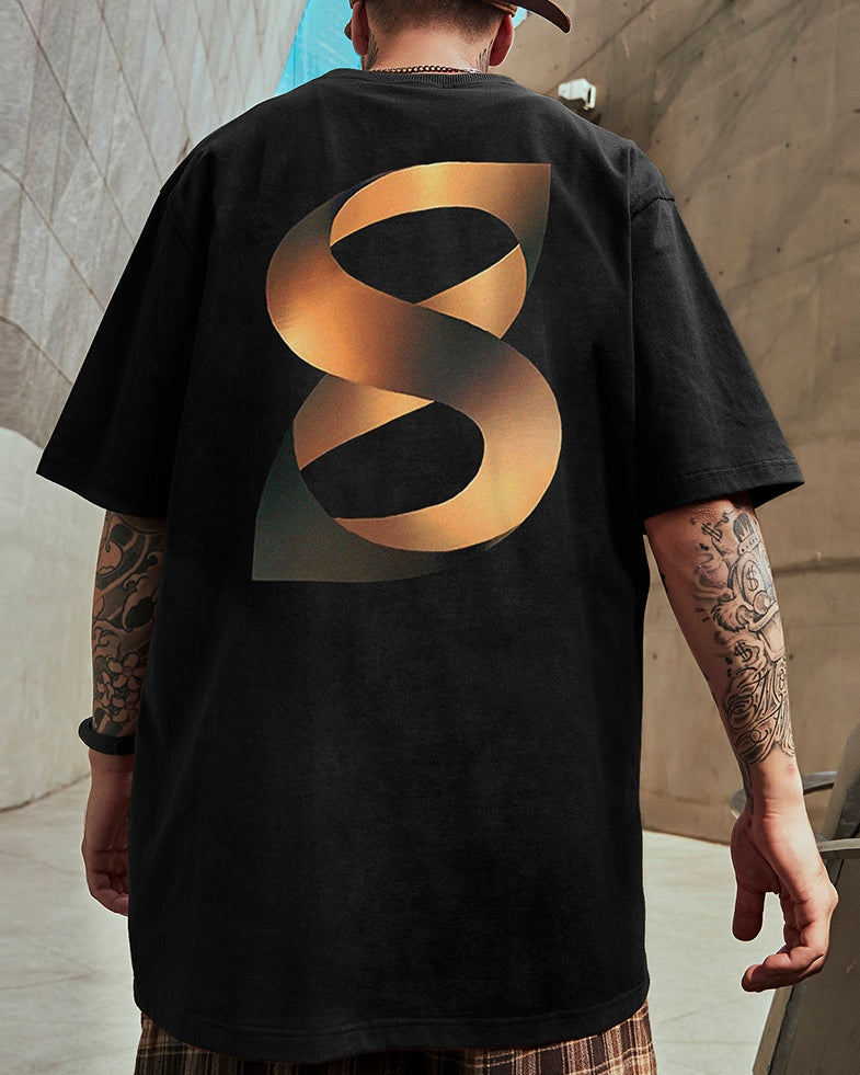 ビッグシルエットサンドシェイプ半袖Tシャツ U2197
