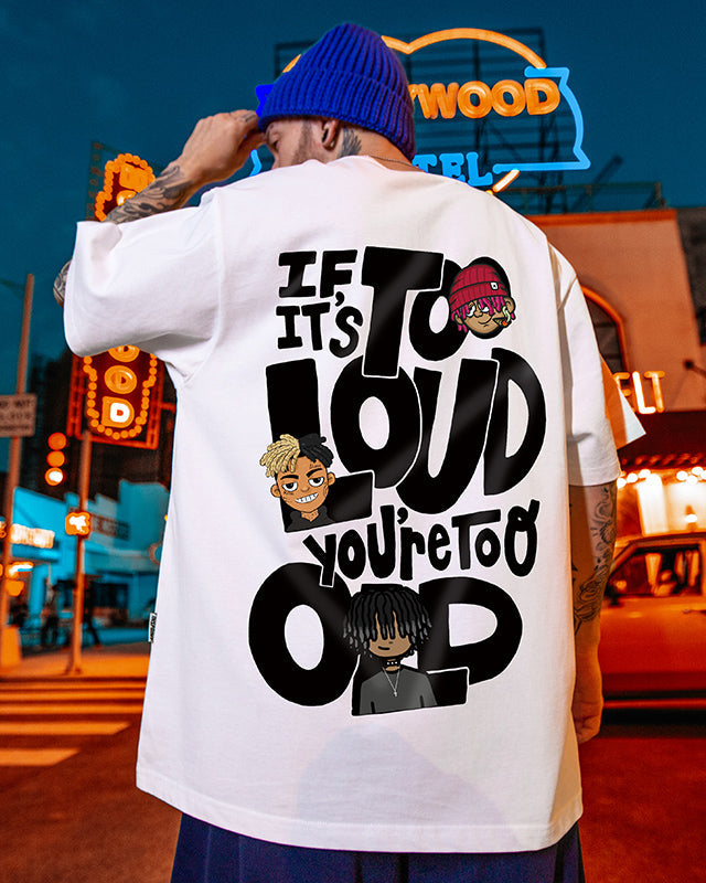 ヒップホップルーズ半袖Tシャツ U1841