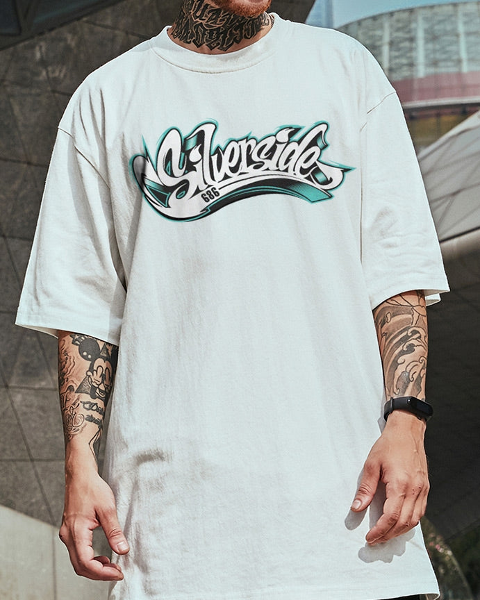 ストリートアートレタリングTシャツ U2316