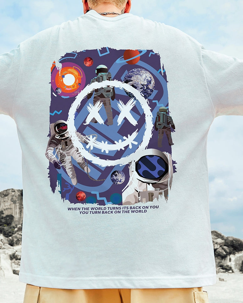 スペーストリップビジュアルTシャツ U2310