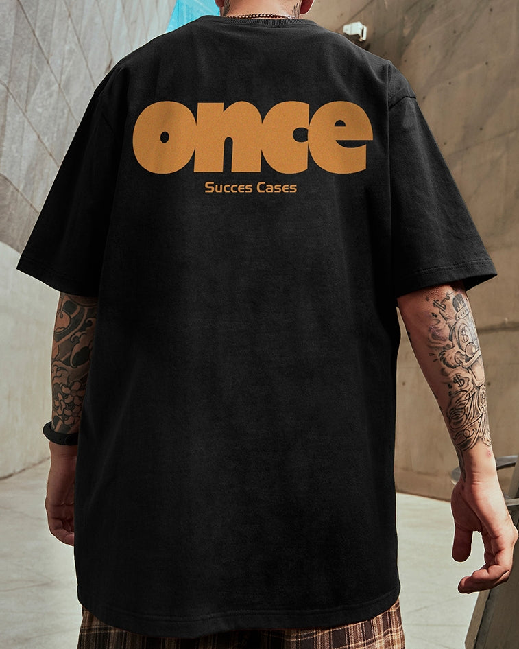 シンプルインパクトロゴバック半袖Tシャツ U2132