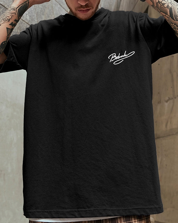 アーティスティックラインロゴ半袖Tシャツ U2154