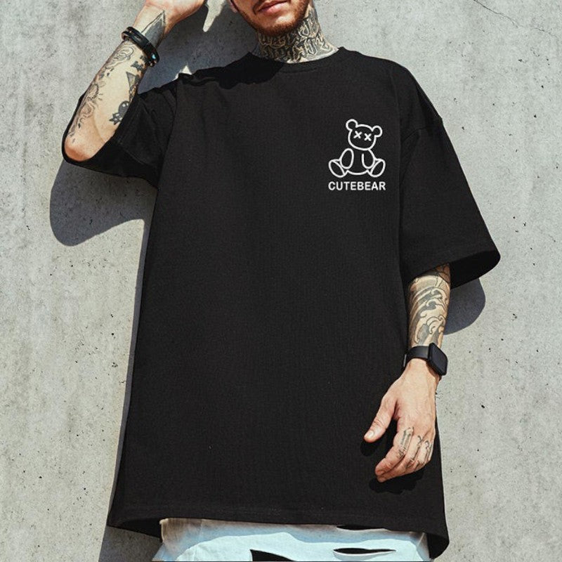 ベアプリントクルーネックTシャツ U2340 – URBAN GROW