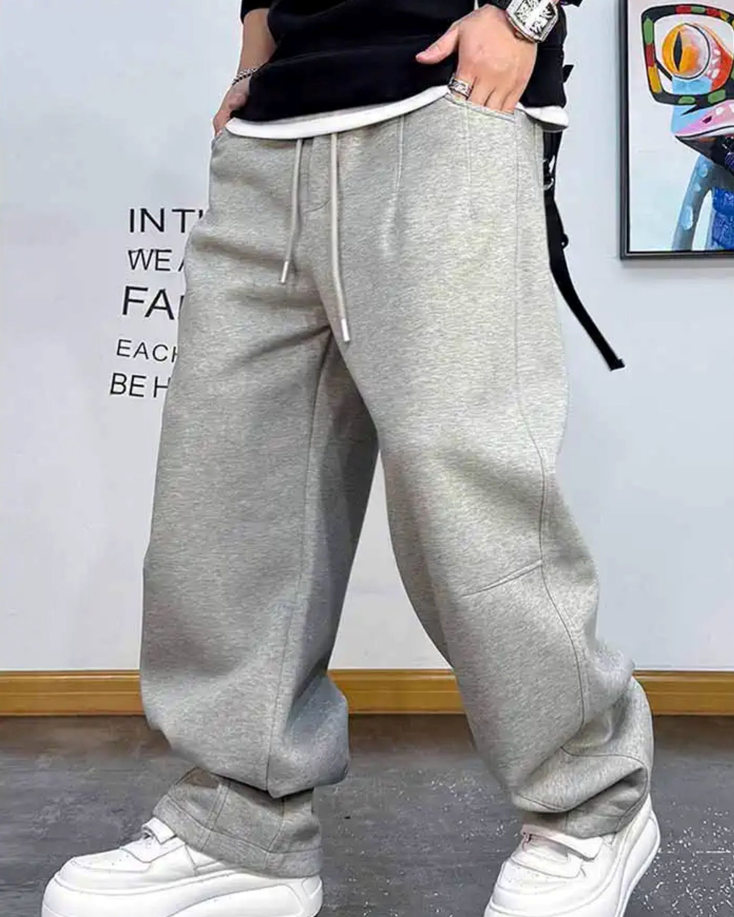 シームアクセントスウェットパンツ U2104