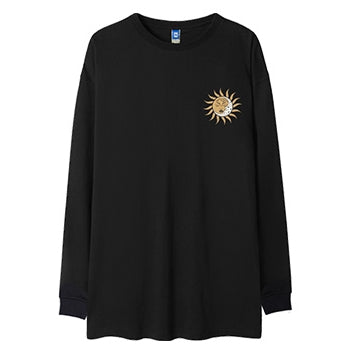 バックプリントクリエイティブ長袖Tシャツ U2267