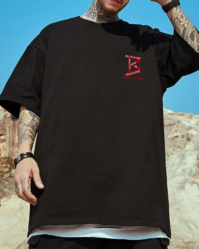 メッセージアートポイント半袖Tシャツ U2139