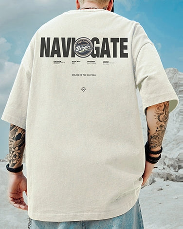 ストリートロゴタイポグラフィ半袖Tシャツ U2195