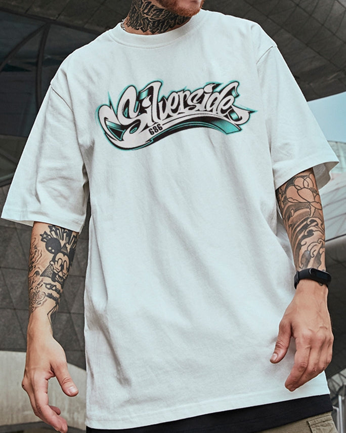 ストリートアートレタリングTシャツ U2316
