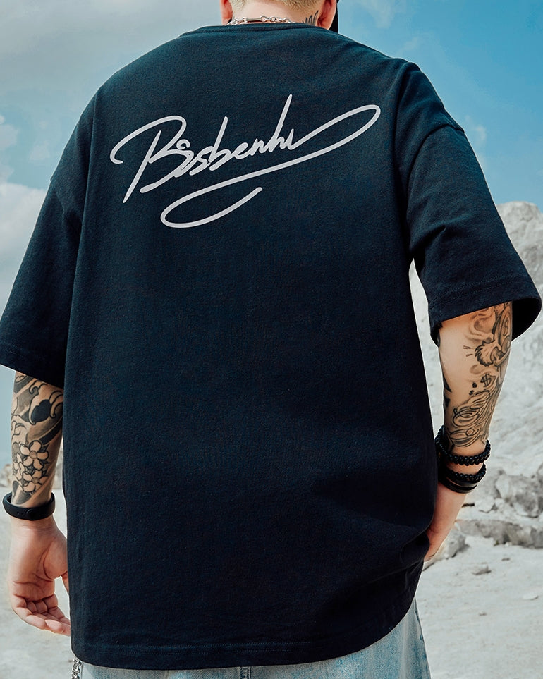 アーティスティックラインロゴ半袖Tシャツ U2154