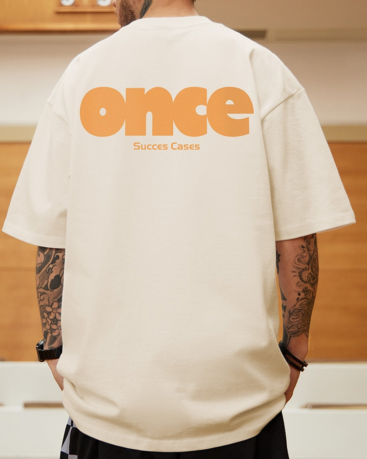 シンプルインパクトロゴバック半袖Tシャツ U2132