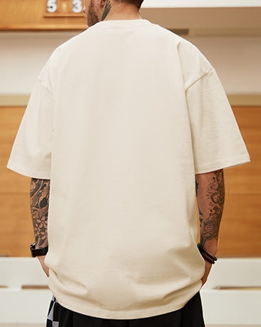 リストデザインステートメント半袖Tシャツ U2131