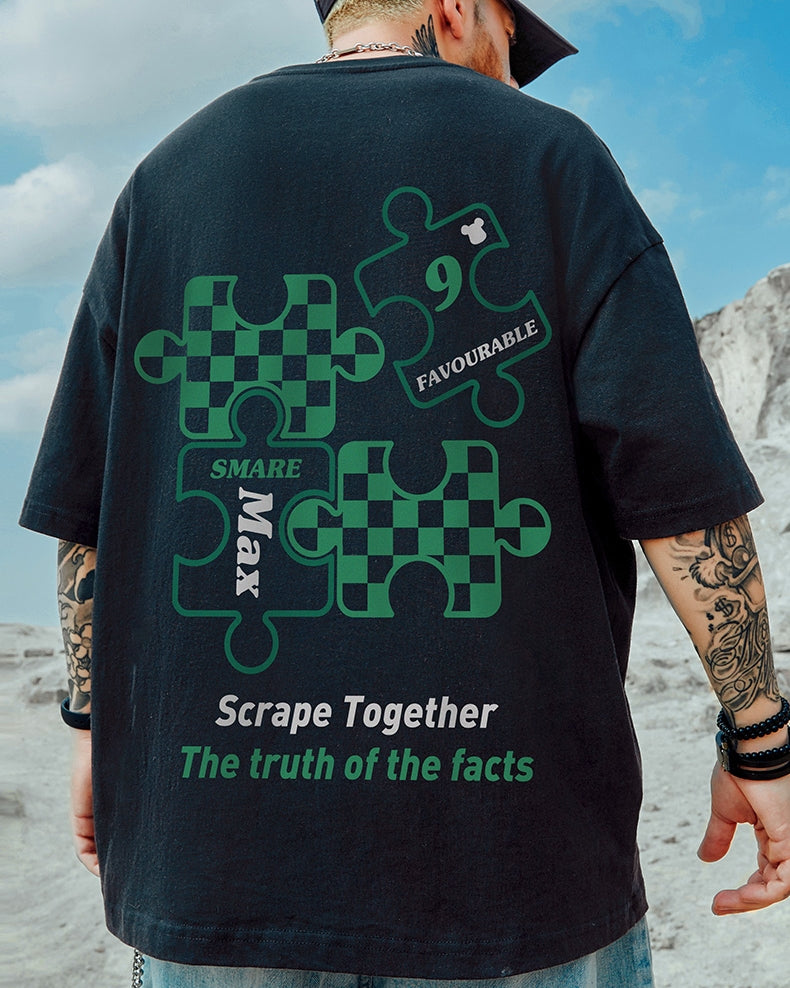 ロジカルピースデザイン半袖Tシャツ U2252