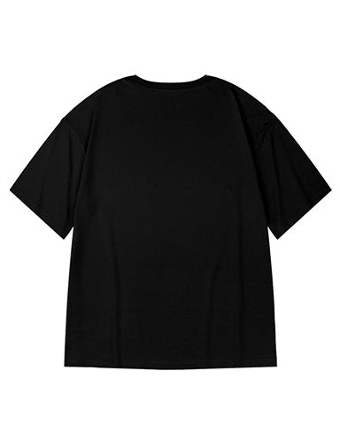 ミニマルエフェクトプリント半袖Tシャツ U2184
