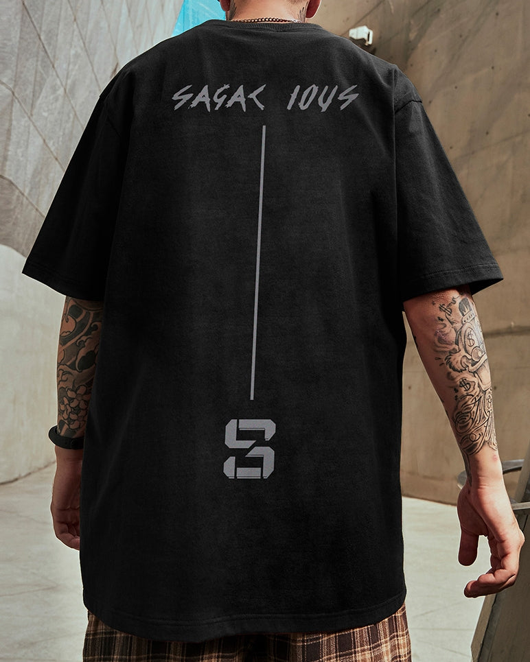 タイポエッジセンターライン半袖Tシャツ U2194