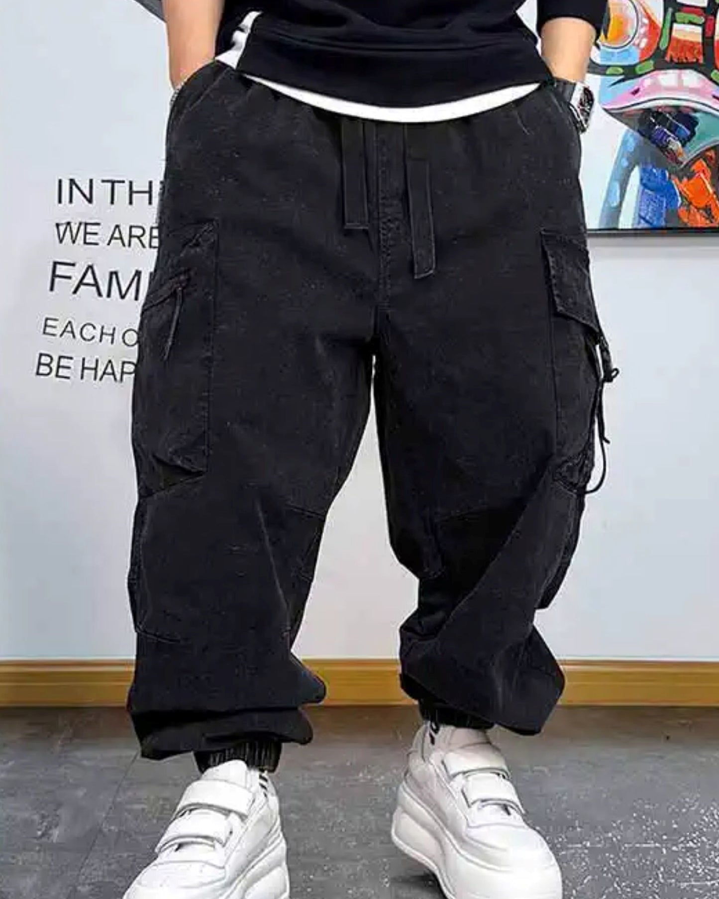 サイドバックルディテールパンツ U2053
