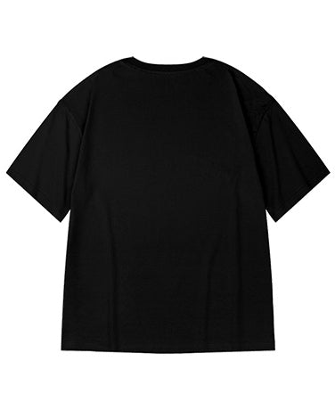 タイポグラフィデザインステートメント半袖Tシャツ U2157