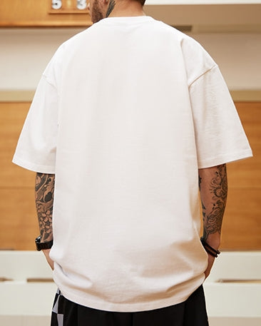 クラッシュレタリング半袖Tシャツ U2187