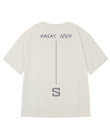 タイポエッジセンターライン半袖Tシャツ U2194