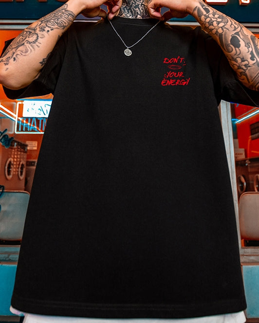 ビッグフォントアグレッシブロゴ半袖Tシャツ U2484