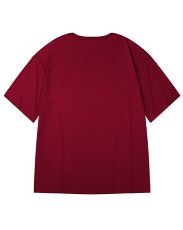 ブラータイポグラフィフロント半袖Tシャツ U2210