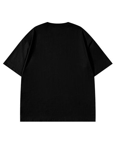 タイポグラフィモチーフグラフィック半袖Tシャツ U2134