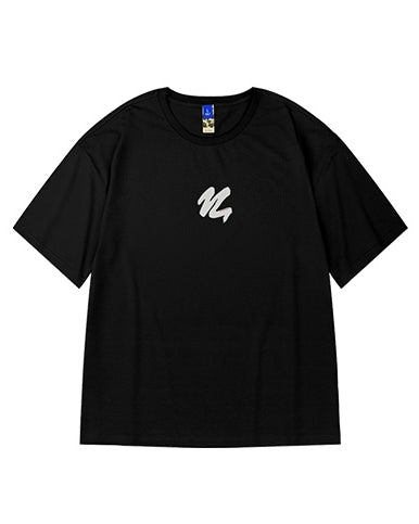 ビッグブラッシュストローク半袖Tシャツ U2199