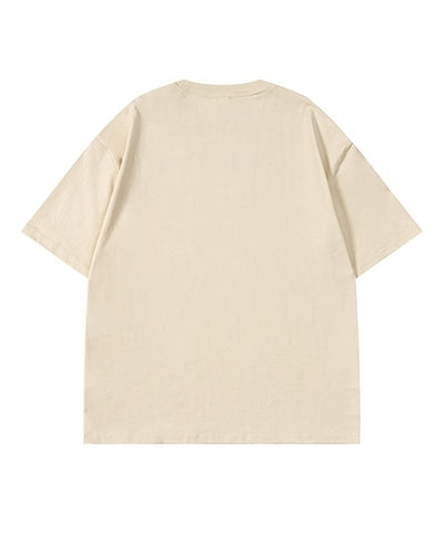 クラッシュレタリング半袖Tシャツ U2187