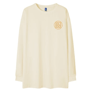 ムーンバックプリント長袖Tシャツ U2270
