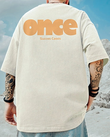 シンプルインパクトロゴバック半袖Tシャツ U2132