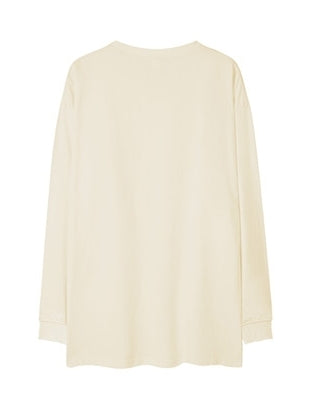 スタイリッシュロゴポイント長袖Tシャツ U2369