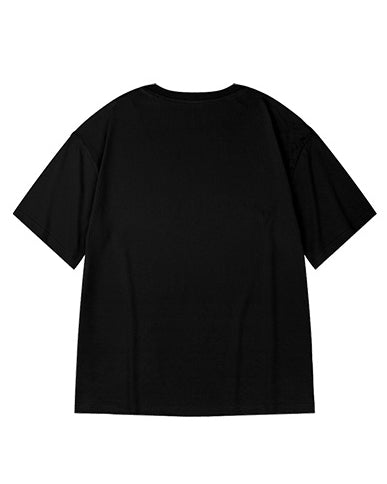 プレイフルタイポアートデザイン半袖Tシャツ U2171