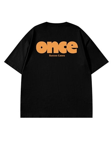 シンプルインパクトロゴバック半袖Tシャツ U2132