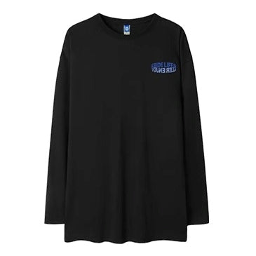 ラウンドネックプリント長袖Tシャツ U2282