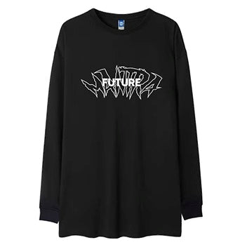 ラウンドネックストリート長袖Tシャツ U2276