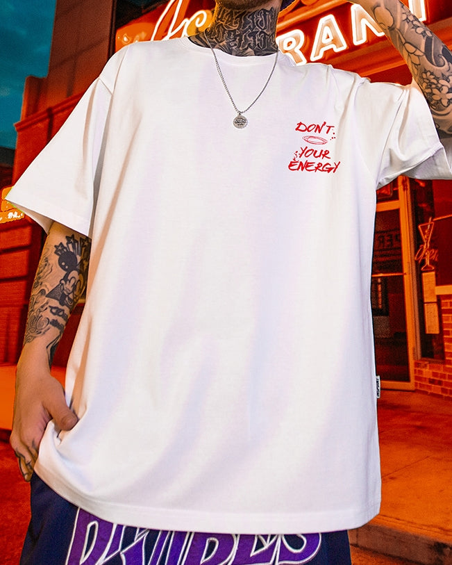 ビッグフォントアグレッシブロゴ半袖Tシャツ U2484