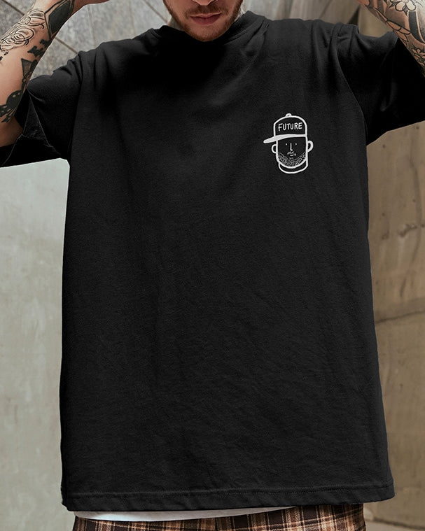 フューチャーキャップモチーフ半袖Tシャツ U2148
