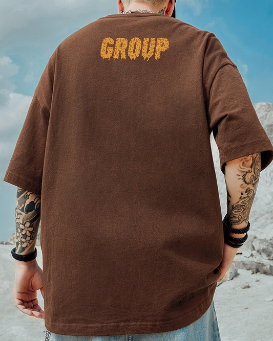 ポップグラフィックワードデザイン半袖Tシャツ U2299