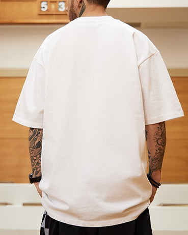 プレイフルタイポアートデザイン半袖Tシャツ U2171