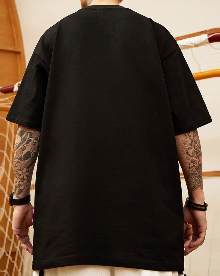 フロントポイントタイポグラフィ半袖Tシャツ U2153