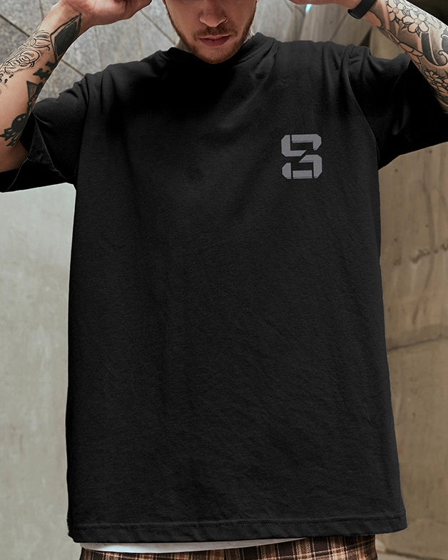 タイポエッジセンターライン半袖Tシャツ U2194