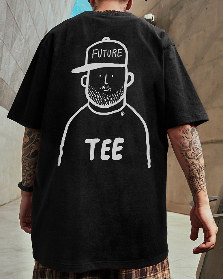 フューチャーキャップモチーフ半袖Tシャツ U2148