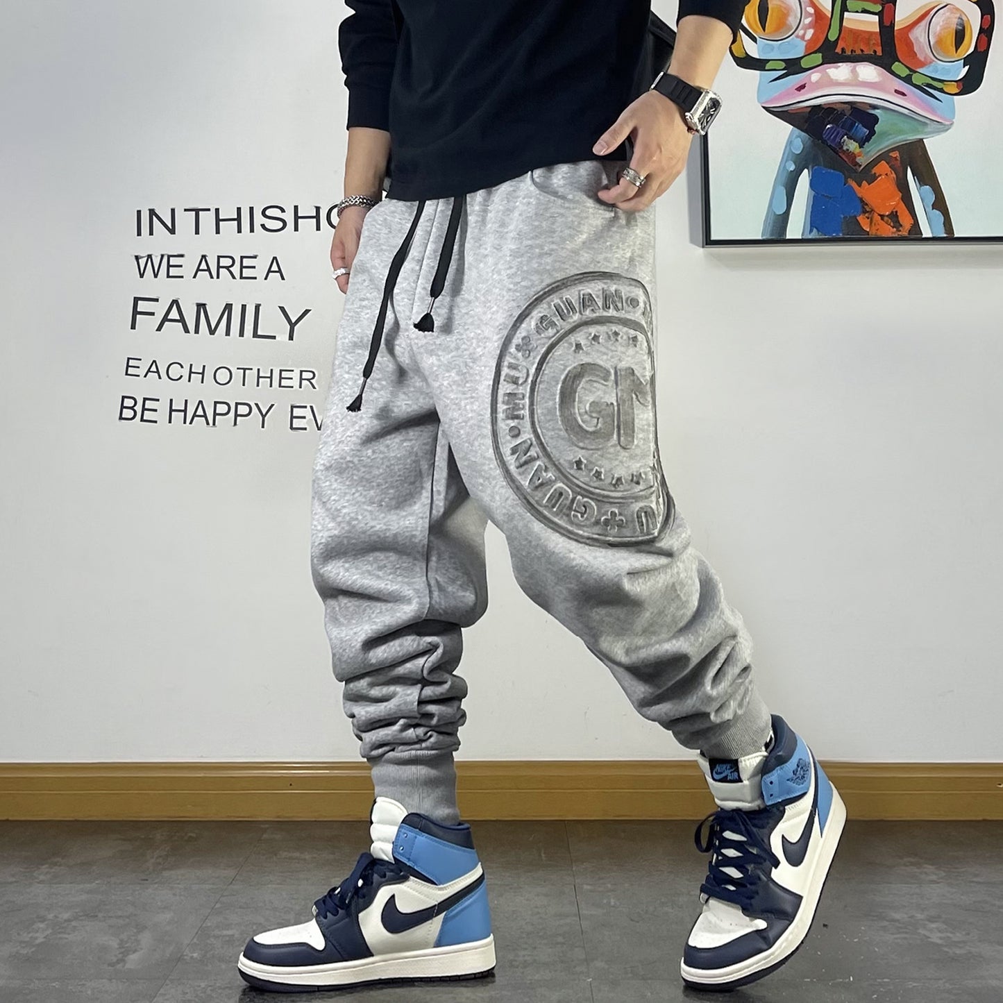 ルーズレギンススウェットパンツ U1976